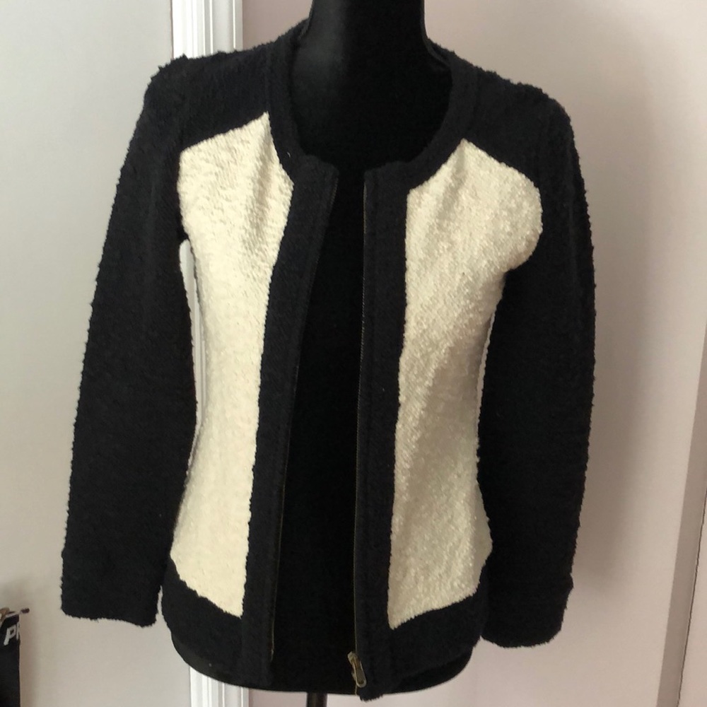 J crew zipped sweater